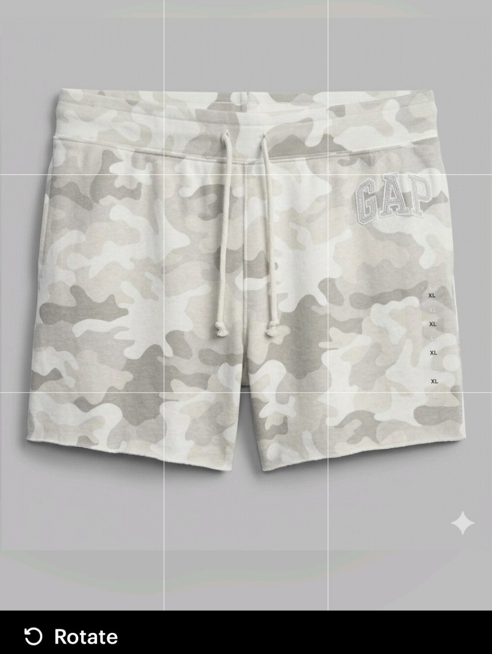 GAP White Tag with Navy Text Care Label Xl.